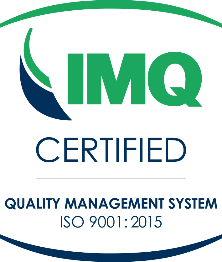 Sistema di Gestione Qualit� ISO 9001:2015 Cert. n. 031315